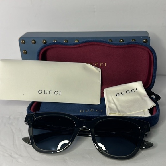 💯 - New Authentic Gucci GG1116S 003 51 Sunglasses - Picture 9 of 13